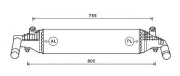 Ladeluftkühler AVA QUALITY COOLING MZ4267