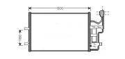 Kondensator, Klimaanlage AVA QUALITY COOLING MZ5184D