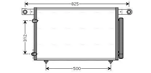 Kondensator, Klimaanlage AVA QUALITY COOLING MZ5196D