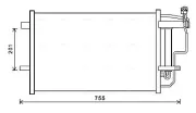 Kondensator, Klimaanlage AVA QUALITY COOLING MZ5242D