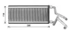 Wärmetauscher, Innenraumheizung AVA QUALITY COOLING MZ6298 Bild Wärmetauscher, Innenraumheizung AVA QUALITY COOLING MZ6298