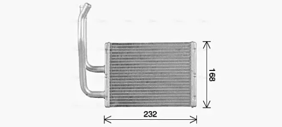 Wärmetauscher, Innenraumheizung AVA QUALITY COOLING MZ6299 Bild Wärmetauscher, Innenraumheizung AVA QUALITY COOLING MZ6299