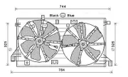 Lüfter, Motorkühlung AVA QUALITY COOLING MZ7550