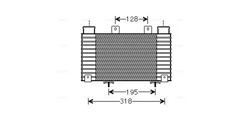 Ladeluftkühler AVA QUALITY COOLING MZA4250