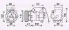 Kompressor, Klimaanlage 12 V AVA QUALITY COOLING MZAK290