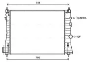 Kühler, Motorkühlung AVA QUALITY COOLING OL2665