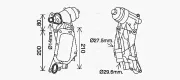 Ölkühler, Motoröl AVA QUALITY COOLING OL3684H