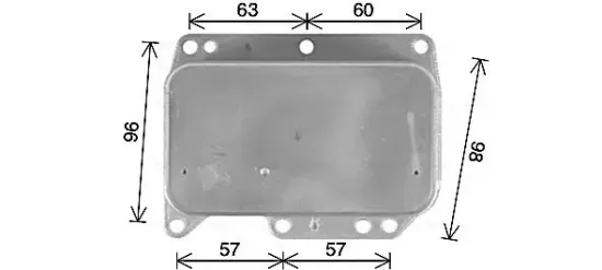 Ölkühler, Motoröl AVA QUALITY COOLING OL3710 Bild Ölkühler, Motoröl AVA QUALITY COOLING OL3710