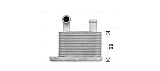 Ölkühler, Motoröl AVA QUALITY COOLING OL3716 Bild Ölkühler, Motoröl AVA QUALITY COOLING OL3716