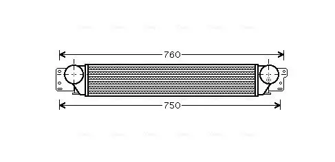 Ladeluftkühler AVA QUALITY COOLING OL4442 Bild Ladeluftkühler AVA QUALITY COOLING OL4442