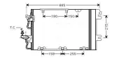 Kondensator, Klimaanlage AVA QUALITY COOLING OL5384D