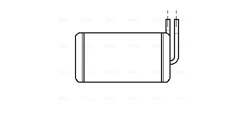 Wärmetauscher, Innenraumheizung AVA QUALITY COOLING OL6093 Bild Wärmetauscher, Innenraumheizung AVA QUALITY COOLING OL6093