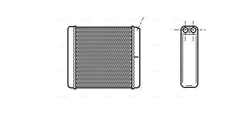 Wärmetauscher, Innenraumheizung AVA QUALITY COOLING OL6206