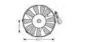 Lüfter, Motorkühlung 12 V AVA QUALITY COOLING OL7523