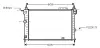 Kühler, Motorkühlung AVA QUALITY COOLING OLA2028