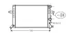 Kühler, Motorkühlung AVA QUALITY COOLING OLA2444