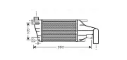 Ladeluftkühler AVA QUALITY COOLING OLA4417