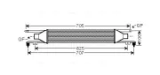 Ladeluftkühler AVA QUALITY COOLING OLA4421