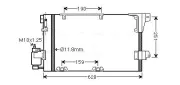 Kondensator, Klimaanlage AVA QUALITY COOLING OLA5251D