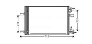 Kondensator, Klimaanlage AVA QUALITY COOLING OLA5500D