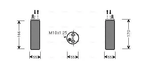Wärmetauscher, Innenraumheizung AVA QUALITY COOLING OL6315 Bild Wärmetauscher, Innenraumheizung AVA QUALITY COOLING OL6315