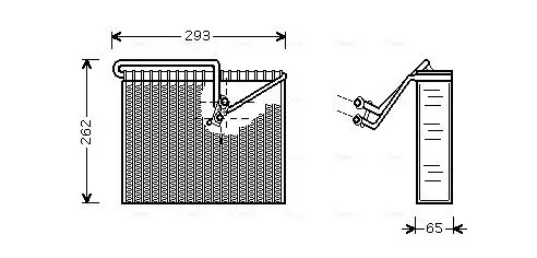 Verdampfer, Klimaanlage AVA QUALITY COOLING OLV372 Bild Verdampfer, Klimaanlage AVA QUALITY COOLING OLV372