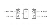 Expansionsventil, Klimaanlage AVA QUALITY COOLING PE1376