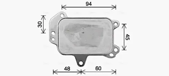 Ölkühler, Motoröl AVA QUALITY COOLING PE3424 Bild Ölkühler, Motoröl AVA QUALITY COOLING PE3424