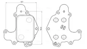 Ölkühler, Motoröl AVA QUALITY COOLING PE3434