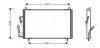 Kondensator, Klimaanlage AVA QUALITY COOLING PE5182
