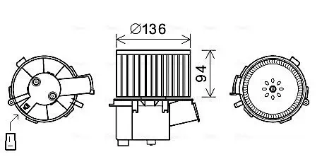 Kondensator, Klimaanlage AVA QUALITY COOLING OLA5369 Bild Kondensator, Klimaanlage AVA QUALITY COOLING OLA5369