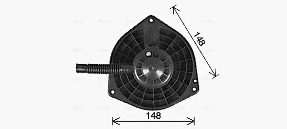 Innenraumgebläse 12 V AVA QUALITY COOLING PE8428