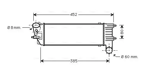 Ladeluftkühler AVA QUALITY COOLING PEA4204