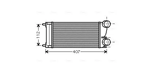 Ladeluftkühler AVA QUALITY COOLING PEA4332