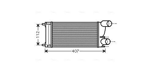 Ladeluftkühler AVA QUALITY COOLING PEA4337