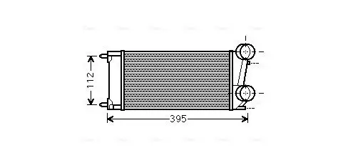 Ladeluftkühler AVA QUALITY COOLING PEA4343 Bild Ladeluftkühler AVA QUALITY COOLING PEA4343
