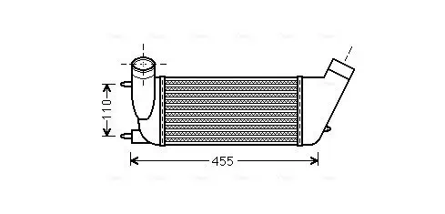 Ladeluftkühler AVA QUALITY COOLING PEA4347