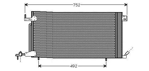 Kondensator, Klimaanlage AVA Clever Choice PEA5187