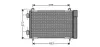 Kondensator, Klimaanlage AVA Clever Choice PEA5258D