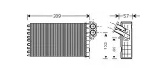 Wärmetauscher, Innenraumheizung AVA QUALITY COOLING PEA6226