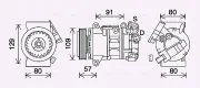 Kompressor, Klimaanlage AVA QUALITY COOLING PEAK407