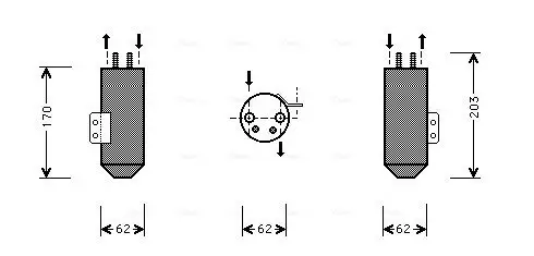 Trockner, Klimaanlage AVA QUALITY COOLING PED020