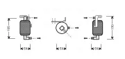 Trockner, Klimaanlage AVA QUALITY COOLING PED195