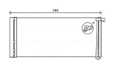 Kondensator, Klimaanlage AVA Clever Choice PR5083D Bild Kondensator, Klimaanlage AVA Clever Choice PR5083D