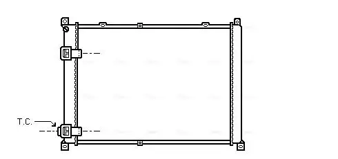 Kühler, Motorkühlung AVA QUALITY COOLING RT2140