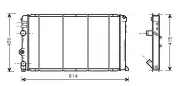Kühler, Motorkühlung AVA Clever Choice RT2263
