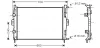 Kühler, Motorkühlung AVA QUALITY COOLING RT2306