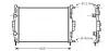 Kühler, Motorkühlung AVA QUALITY COOLING RT2307