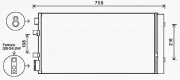 Kondensator, Klimaanlage AVA QUALITY COOLING RTA5483D