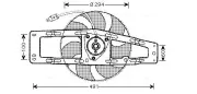 Lüfter, Motorkühlung 12 V AVA QUALITY COOLING RT7535